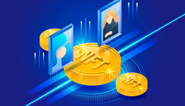 Ilustración del concepto de NFT